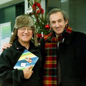 Don Antonio Mazzi con Giuseppe Zois
