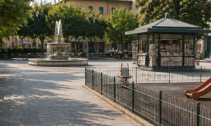 Una piazza - Immagine generata tramite IA