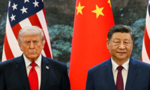 Il presidente USA Donald Trump ricevuto a Pechino dal presidente cinese Xi Jinping il 14 maggio scorso