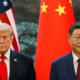Il presidente USA Donald Trump ricevuto a Pechino dal presidente cinese Xi Jinping il 14 maggio scorso