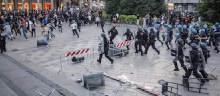 Disordini a Milano
