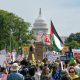 Campidoglio USA con manifestanti