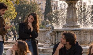 Giovani che si interrogano di fronte al futuro