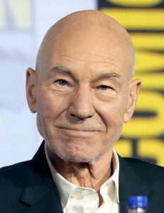L'attore britannico Patrick Stewart