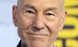 L'attore britannico Patrick Stewart