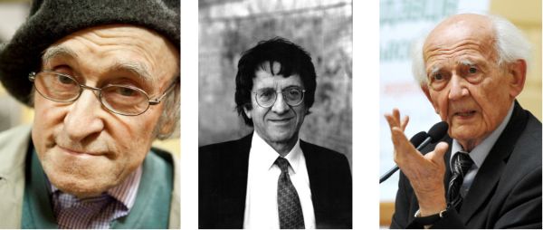 Guido Ceronetti, Sabino Acquaviva, Zygmund Bauman