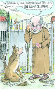 Vignetta di Alberto Fremura per P. Tommaso